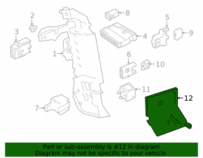 Audi Q7 20-26 Battery Fuse Box
