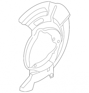Brake Disc Cover Front Left Hyundai Elantra 21-