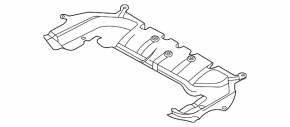 Rear engine guard for BMW 8 G16 20-25