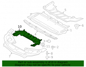 Rear engine guard for BMW 8 G16 20-25