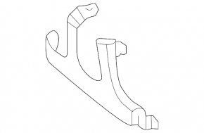 Right front bumper molding for Lexus LX 03-07 under the headlight