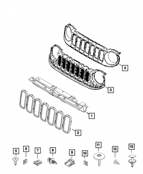 TV cover Jeep Renegade 15-23 prerest