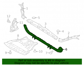 TV Bar Lower Nissan Rogue Sport 17-19