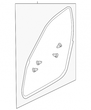 Subaru Tribeca B10 08-14 Front Right Door Seal