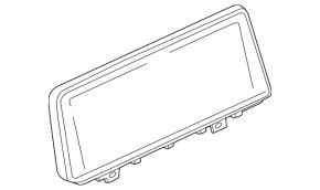 Monitor, display, navigation BMW X5 F15 14-18 10.25"