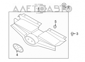 Radiator grill grill Hyundai Veloster 12-17
