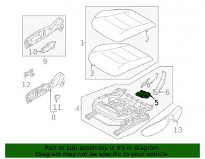 Lower passenger seat fan for Kia EV6 22-24