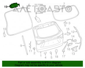 Toyota Highlander 14- Tailgate Control Computer