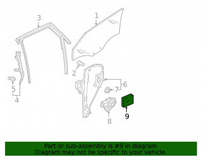 Computer door rear left Audi Q3 8U 15-18