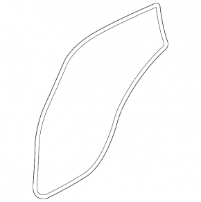 Door seal rear right Porsche Macan 15-