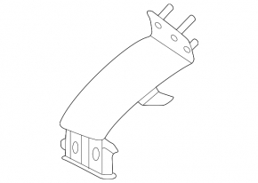 Mercedes W167 GLE 350 24-26 front bumper towing hook cap