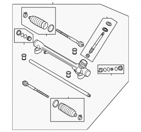 Steering rack Mazda 6 13-17 usa