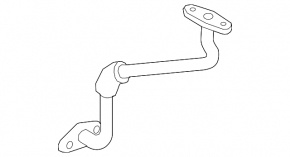 Land Rover Discovery 17-20 turbine cooling pipe return 3.0d