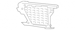 Front bumper grille left Land Rover Range Rover Sport 18-22 rest