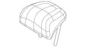 Front left headrest Mazda CX-50 23-24 black leather