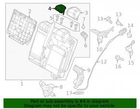 Front left headrest Mazda CX-50 23-24 black leather