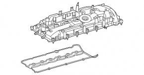 Valve cover BMW 2 G42 2022-25 3.0L twin-turbo, M4. M3. 2023-25, M2