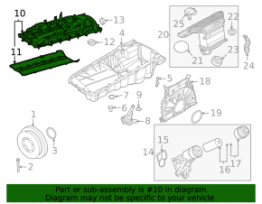 Valve cover BMW 2 G42 2022-25 3.0L twin-turbo, M4. M3. 2023-25, M2