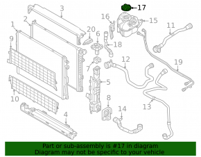 BMW i4 21-25 Edrive35, edrive40, I4 Windscreen Washer Reservoir Cap. Expansion Tank Cap, Edrive35, edrive40, I5
