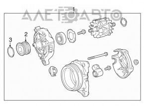 Generator Lexus IS300 21-25