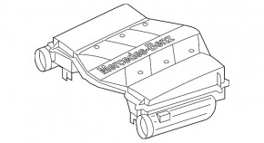 Air filter housing Mercedes W164 ML X164 GL W251 R petrol