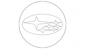 Center cap for Subaru Outback 15-19 59mm disk