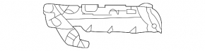 Left fog light bracket Volvo V90 17-20 usa T5, T6