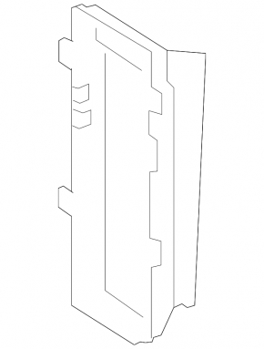 Bracket for gearbox cooling radiator Toyota Sequoia 08-10 plastic