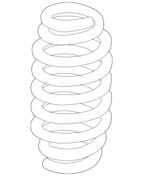 Rear left spring BMW 3 E90 E92 07-12 328xi