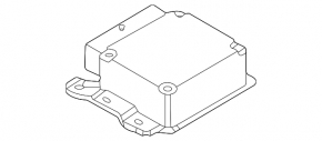 SRS airbag module, airbag computer, Volkswagen ID.4 23-25 type 1