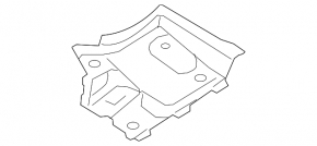Underbody protection front left Audi A6 C7 12-18