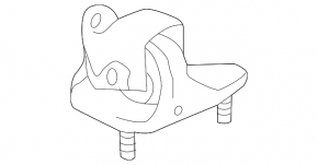 Left lower engine mount for Honda Accord 13-17 2.4 manual transmission