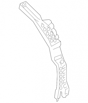 Left arch trim bracket for BMW X7 G07 19-24