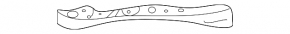 TV bar eyelash left Subaru XV Crosstrek 18-23