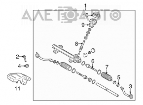 Steering tip left Kia Forte 4d 14-18 CTR