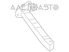Front Subframe Reinforcement Left Dodge Dart 13-13