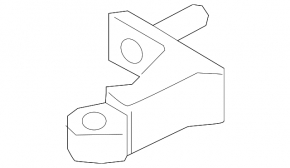 Door hinge lower rear left Audi A5 F5 17-