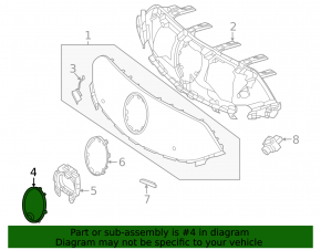 Mercedes EQE-class V295 23-25 radiator grill emblem under radar