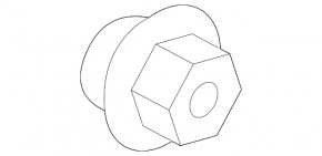 Wheel nut d19 M14x1.5 Ford Edge 15-