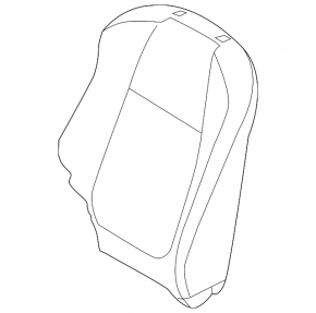 Driver's seat Mazda 3 14-16 BM prerest, without airbag, cloth black