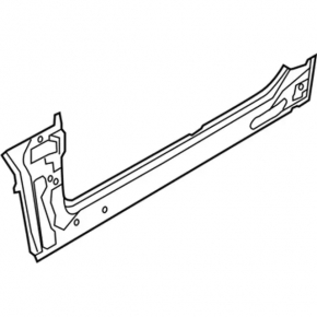 Body threshold metal with front pillar left Ford Focus mk3 11-18