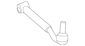 Lower control arm front right Ford Mustang mk6 15- rear
