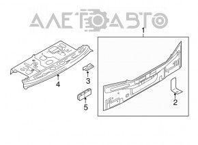 Nissan Versa 12-19 USA Graphite Rear Panel