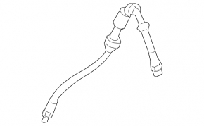 Front right brake hose for Land Rover Range Rover Evoque 12-18 (under 349mm)
