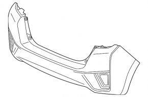 Honda Fit 15-17 front bumper