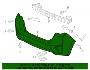 Honda Fit 15-17 front bumper
