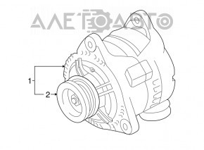 Alternator VW Tiguan 09-17