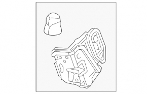 Rear right door lock Chevrolet Bolt EUV 22-23