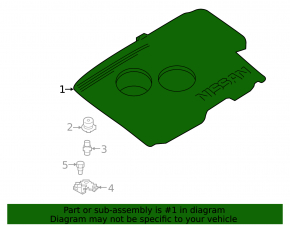 Nissan Altima 19-20 2.5 Engine Cover