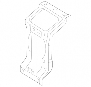 Bonnet lock strip MERCEDES W211 E 02-09